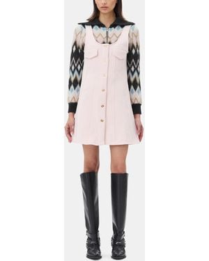 Ganni Mini Dress - Pink
