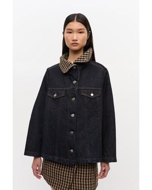 Ganni Neppy Denim Jacket - Blue
