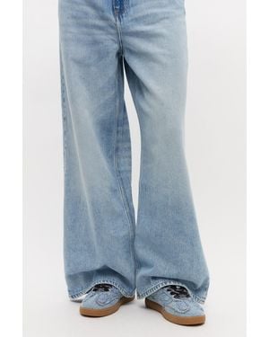Ganni 08 Denim Sneakers - Blue