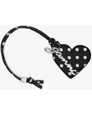 Ganni Heart Mirror With Dots - Blue