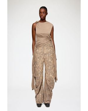 Ganni Trousers - Natural