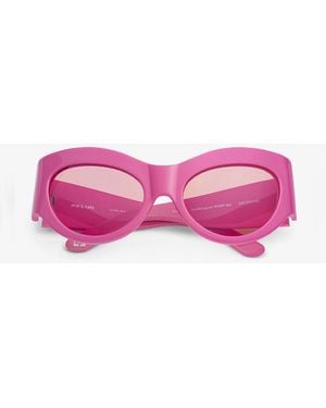 Ganni X Ace & Tate Trixie Sunglasses - Pink