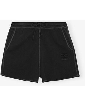 Ganni Isoli Drawstring Shorts - Black