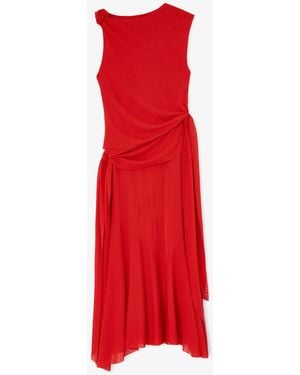 Ganni Long Dress - Red