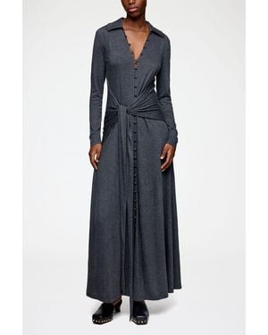 Ganni Long Dress - Blue