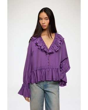 Ganni Blouse - Purple