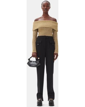 Ganni Suiting Pants - Black