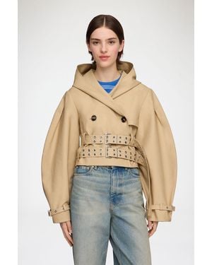 Ganni Trench Jacket - Blue