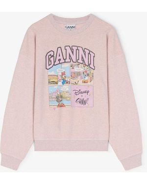 Ganni Daisy Duck Comic Sweatshirt - Pink