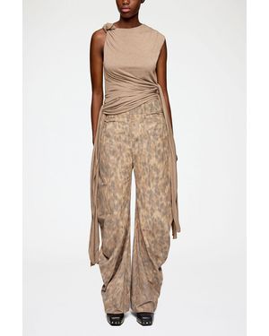Ganni Trousers - Natural