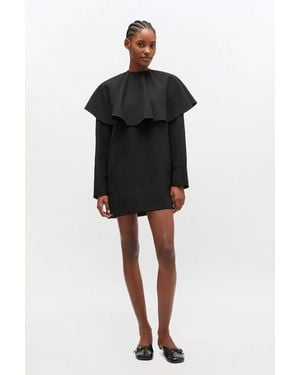 Ganni Circle Collar Dress - Black