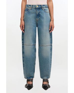 Ganni Tint Rigid Stary Jeans - Blue