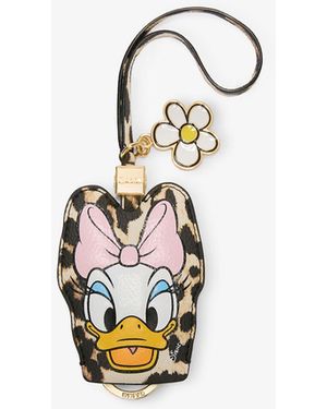 Ganni Daisy Duck Leopard Key Bell - Blue