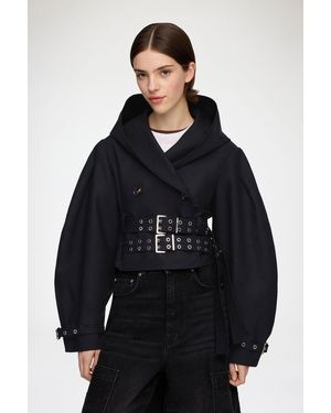 Ganni Trench Jacket - Blue