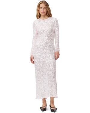 Ganni 3D Sequins Maxi Dress - Multicolor