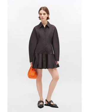 Ganni Shirt Dress - Black