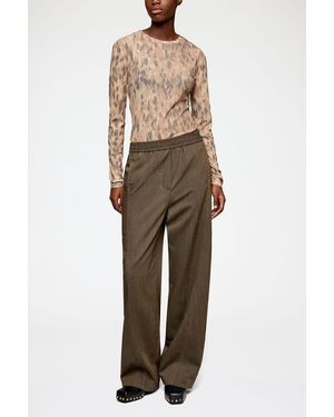 Ganni Trousers - Natural