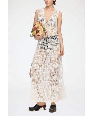 Ganni Long Dress - White