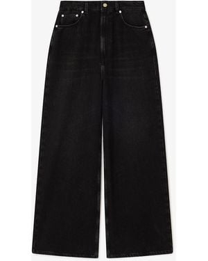 Ganni Baggy Jeans - Black