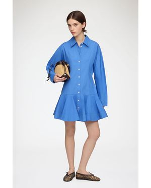 Ganni Shirt Dress - Blue