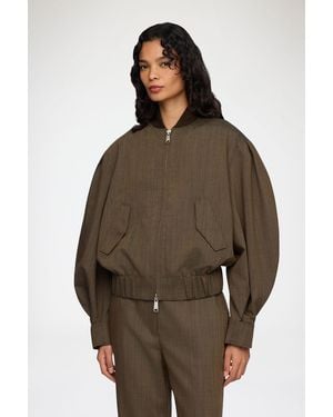 Ganni Bomber - Brown