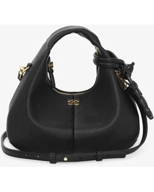Ganni Mini Hobo Bag - Black