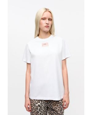 Ganni Basic Jersey Relaxed T-Shirt - White