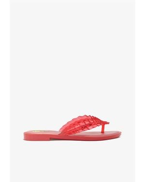 Ganni Melissa Flip Flop - Red