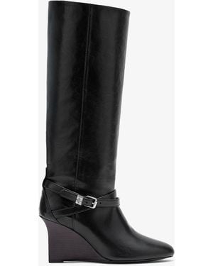 Ganni Kat High Boot In - Black
