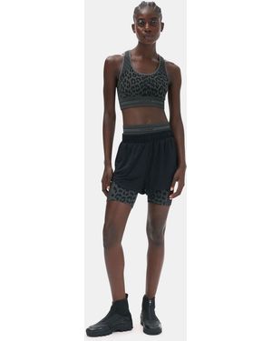 Ganni Active Mesh Shorts - Black