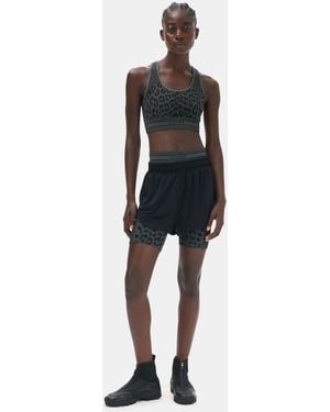 Ganni Active Mesh Shorts - Black
