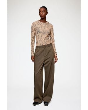 Ganni Trousers - Natural