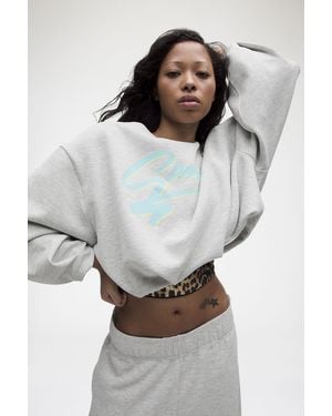 Ganni X Lululemon Softstreme Slouch-Pullover - Grau