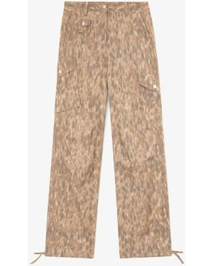 Ganni Cargo Trousers - Natural