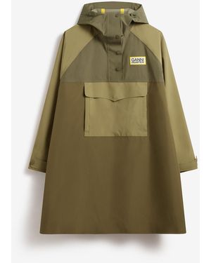 Ganni X Hunter Poncho - Blue