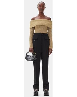 Ganni Suiting Pants - Black