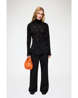 Ganni Trousers - Black