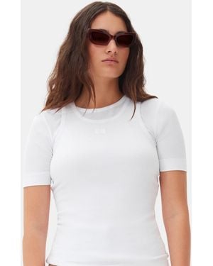 Ganni X Ace & Tate Sadie Sunglasses - White