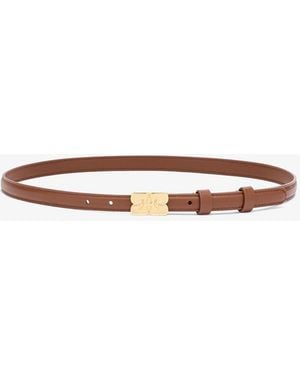 Ganni Kat Small Belt - White