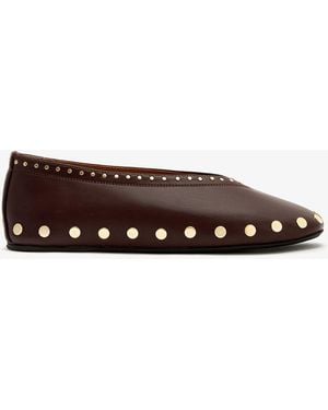 Ganni Jenny Ballerina In - Brown
