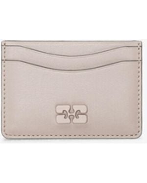 Ganni Bou Card Holder In - White
