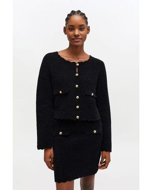 Ganni Crochet Cardigan - Blue