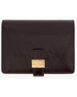 Ganni Sue Slim Card Holder In - White