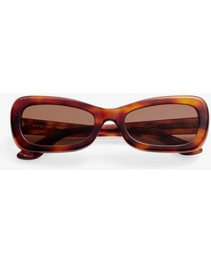 Ganni X Ace & Tate Brooke Sunglasses - Brown