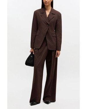 Ganni Trousers - Brown