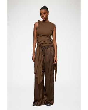 Ganni Trousers - Brown