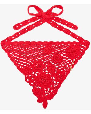 Ganni Head Scarf - Red