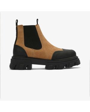 Ganni Low Chelsea Boots - Black
