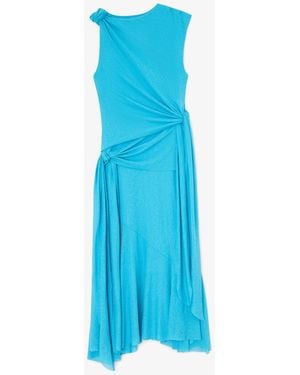 Ganni Long Dress - Blue