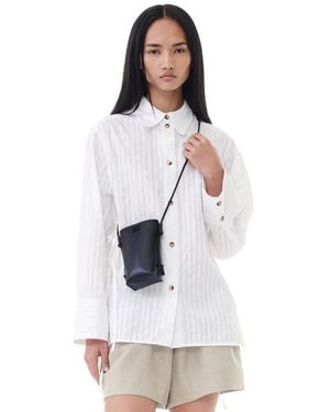 Ganni Bou Crossbody Bag - White